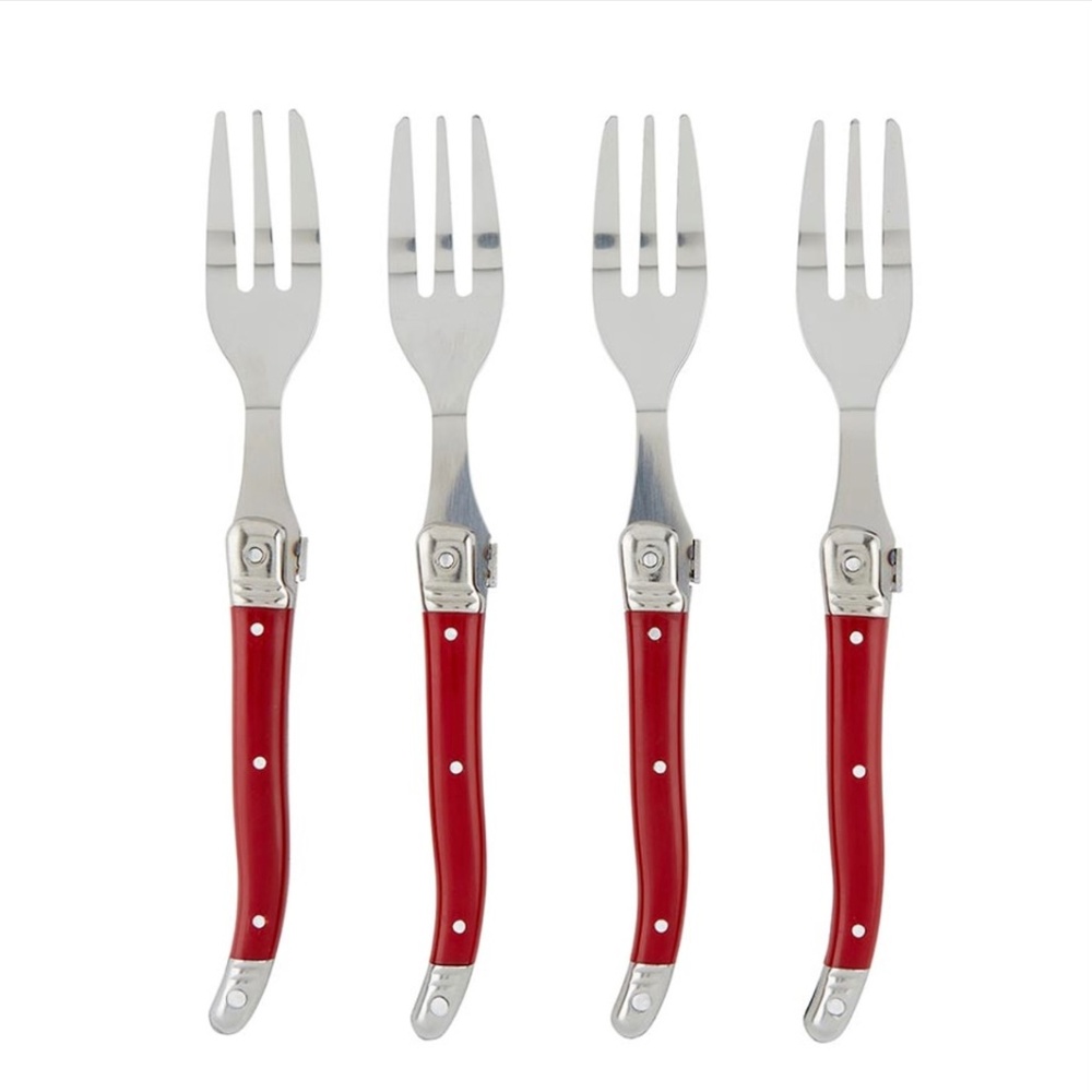 Charcuterie Red Forks Book Box - Eat Drink & Be Merry - New